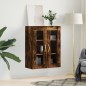 vidaXL Armario de pared roble ahumado 69,5x34x90 cm vidaXL Armario de pared roble ahumado 69,5x34x90 cm