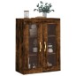 vidaXL Armario de pared roble ahumado 69,5x34x90 cm vidaXL Armario de pared roble ahumado 69,5x34x90 cm