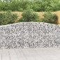 vidaXL Cestas de gaviones 5 uds forma de arco hierro 400x50x100/120 cm vidaXL Cestas de gaviones 5 uds forma de arco hierro 400x50x100/120 cm