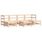 vidaXL Juego de muebles de jardín 7 piezas madera maciza de pino vidaXL Juego de muebles de jardín 7 piezas madera maciza de pino