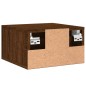 vidaXL Mesita de noche de pared color roble marrón 35x35x20 cm vidaXL Mesita de noche de pared color roble marrón 35x35x20 cm