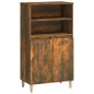 vidaXL Aparador alto madera contrachapada roble ahumado 60x36x110 cm vidaXL Aparador alto madera contrachapada roble ahumado 60x36x110 cm