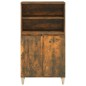 vidaXL Aparador alto madera contrachapada roble ahumado 60x36x110 cm vidaXL Aparador alto madera contrachapada roble ahumado 60x36x110 cm