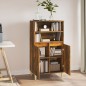 vidaXL Aparador alto madera contrachapada roble ahumado 60x36x110 cm vidaXL Aparador alto madera contrachapada roble ahumado 60x36x110 cm
