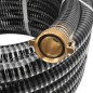 vidaXL Manguera de succión con conectores de latón 7 m 25 mm negra vidaXL Manguera de succión con conectores de latón 7 m 25 mm negra
