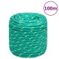 vidaXL Cuerda de barco polipropileno verde 18 mm 100 m vidaXL Cuerda de barco polipropileno verde 18 mm 100 m