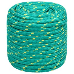 vidaXL Cuerda de barco polipropileno verde 18 mm 100 m