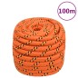 vidaXL Cuerda de barco polipropileno naranja 20 mm 100 m vidaXL Cuerda de barco polipropileno naranja 20 mm 100 m