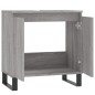 vidaXL Armario de baño madera de ingeniería gris Sonoma 58x33x60 cm