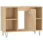 vidaXL Mueble de baño madera de ingeniería roble Sonoma 80x33x60 cm vidaXL Mueble de baño madera de ingeniería roble Sonoma 80x33x60 cm