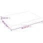 vidaXL Estante pared madera roble tratada marrón claro 80x60x(2-6) cm vidaXL Estante pared madera roble tratada marrón claro 80x60x(2-6) cm