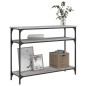 vidaXL Mesa consola madera de ingeniería gris Sonoma 100x29x75 cm vidaXL Mesa consola madera de ingeniería gris Sonoma 100x29x75 cm