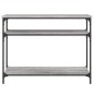 vidaXL Mesa consola madera de ingeniería gris Sonoma 100x29x75 cm vidaXL Mesa consola madera de ingeniería gris Sonoma 100x29x75 cm