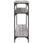 vidaXL Mesa consola madera de ingeniería gris Sonoma 100x29x75 cm vidaXL Mesa consola madera de ingeniería gris Sonoma 100x29x75 cm