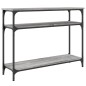vidaXL Mesa consola madera de ingeniería gris Sonoma 100x29x75 cm vidaXL Mesa consola madera de ingeniería gris Sonoma 100x29x75 cm