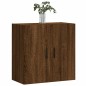 vidaXL Armario de pared madera de ingeniería marrón roble 60x31x60 cm