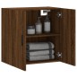 vidaXL Armario de pared madera de ingeniería marrón roble 60x31x60 cm