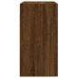 vidaXL Armario de pared madera de ingeniería marrón roble 60x31x60 cm