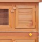 vidaXL Casa de animales pequeños jaula conejera 4 puertas madera vidaXL Casa de animales pequeños jaula conejera 4 puertas madera