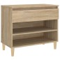 vidaXL Mueble zapatero madera contrachapada roble Sonoma 70x36x60 cm vidaXL Mueble zapatero madera contrachapada roble Sonoma 70x36x60 cm