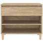 vidaXL Mueble zapatero madera contrachapada roble Sonoma 70x36x60 cm vidaXL Mueble zapatero madera contrachapada roble Sonoma 70x36x60 cm