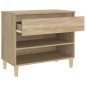 vidaXL Mueble zapatero madera contrachapada roble Sonoma 70x36x60 cm vidaXL Mueble zapatero madera contrachapada roble Sonoma 70x36x60 cm