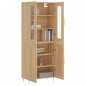 vidaXL Aparador alto madera contrachapada color roble 69,5x34x180 cm vidaXL Aparador alto madera contrachapada color roble 69,5x34x180 cm