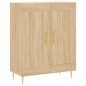 vidaXL Aparador alto madera contrachapada color roble 69,5x34x180 cm vidaXL Aparador alto madera contrachapada color roble 69,5x34x180 cm
