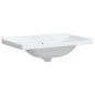 vidaXL Lavabo de baño rectangular cerámica blanco 81x48x23 cm vidaXL Lavabo de baño rectangular cerámica blanco 81x48x23 cm