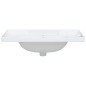 vidaXL Lavabo de baño rectangular cerámica blanco 81x48x23 cm vidaXL Lavabo de baño rectangular cerámica blanco 81x48x23 cm