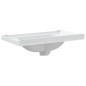 vidaXL Lavabo de baño rectangular cerámica blanco 81x48x23 cm vidaXL Lavabo de baño rectangular cerámica blanco 81x48x23 cm
