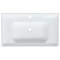 vidaXL Lavabo de baño rectangular cerámica blanco 81x48x23 cm vidaXL Lavabo de baño rectangular cerámica blanco 81x48x23 cm
