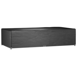 vidaXL Fundas muebles jardín 2 uds 12 ojales rectangular 315x160x75 cm
