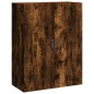 vidaXL Armarios de pared 2 uds madera de ingeniería roble ahumado vidaXL Armarios de pared 2 uds madera de ingeniería roble ahumado