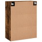vidaXL Armarios de pared 2 uds madera de ingeniería roble ahumado vidaXL Armarios de pared 2 uds madera de ingeniería roble ahumado