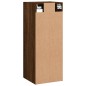 vidaXL Armario de pared marrón roble 34,5x34x90 cm vidaXL Armario de pared marrón roble 34,5x34x90 cm