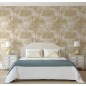 DUTCH WALLCOVERINGS Papel pintado Tropical beige y dorado