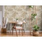 DUTCH WALLCOVERINGS Papel pintado Tropical beige y dorado