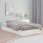 vidaXL Estructura cama doble pequeña madera maciza blanco 120x190 cm