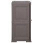 vidaXL Armario de plástico diseño de madera gris 79x43x85,5 cm vidaXL Armario de plástico diseño de madera gris 79x43x85,5 cm