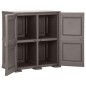 vidaXL Armario de plástico diseño de madera gris 79x43x85,5 cm vidaXL Armario de plástico diseño de madera gris 79x43x85,5 cm