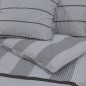 vidaXL Juego de funda nórdica algodón gris 200x200 cm vidaXL Juego de funda nórdica algodón gris 200x200 cm