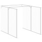 vidaXL Caseta perros con corral acero galvanizado gris 165x1067x181 cm vidaXL Caseta perros con corral acero galvanizado gris 165x1067x181 cm