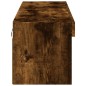 vidaXL Mueble para TV con luces LED roble ahumado 100x30x30 cm vidaXL Mueble para TV con luces LED roble ahumado 100x30x30 cm