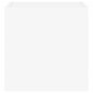 vidaXL Muebles de TV de pared con luces LED 2 uds blanco 30,5x35x30 cm
