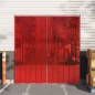 vidaXL Tira de cortina para puertas PVC rojo 300x2,6 mm 10 m vidaXL Tira de cortina para puertas PVC rojo 300x2,6 mm 10 m