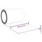 vidaXL Tira de cortina para puertas PVC rojo 300x2,6 mm 10 m vidaXL Tira de cortina para puertas PVC rojo 300x2,6 mm 10 m