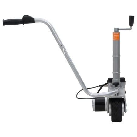 vidaXL Rueda jockey de remolque motorizada aluminio 12 V 350 W