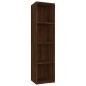 vidaXL Estantería/mueble TV contrachapada marrón roble 36x30x143 cm vidaXL Estantería/mueble TV contrachapada marrón roble 36x30x143 cm