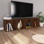 vidaXL Estantería/mueble TV contrachapada marrón roble 36x30x143 cm vidaXL Estantería/mueble TV contrachapada marrón roble 36x30x143 cm